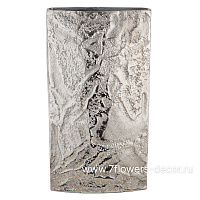 Ваза "Silver" (металл), 20x10,5xH36 см - фото 1
