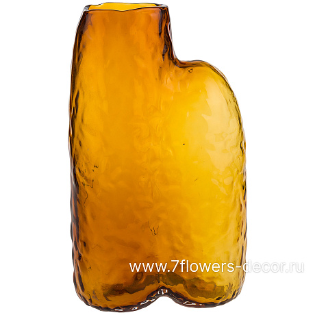 Ваза Amber (стекло), 14x8xH26 см - фото 1