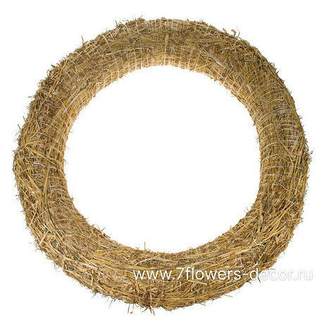Венок (солома), D80 см - фото 1