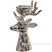 Подсвечник "Олень" (металл), 8x11xH16 см - фото 1