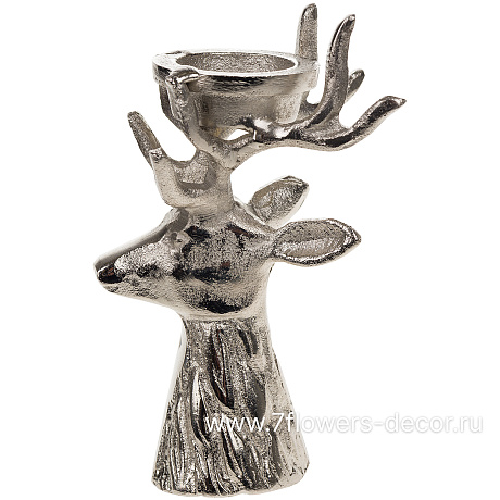 Подсвечник Олень (металл), 8x11xH16 см - фото 1