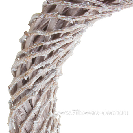 Венок плетеный (ива), D25 см - фото 2