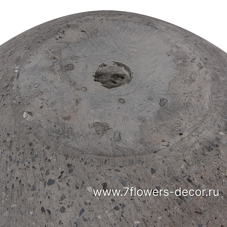 Кашпо Nobilis Marco Grey Round (полистоун), D42хH30 см - фото 4