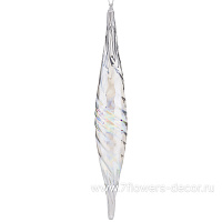 Елочная игрушка "Сосулька" (стекло), D4,5xH30 см - фото 1