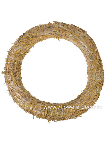 Венок (солома), D50 см - фото 1