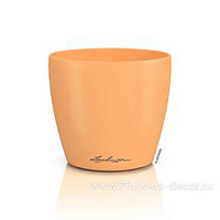 Кашпо Lechuza "Classico Color Deco 12 papaya" (пластик), D13xH12 см - фото 1