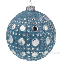 Елочная игрушка "Шар" (стекло), D10 см - фото 1