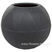 Кашпо Nobilis Marco "Diamond white grey Ball" (файкостоун), D51хH44,5 см - фото 1
