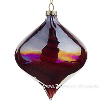 Елочная игрушка "Луковка" (стекло), D10 см - фото 1