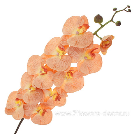 Цветок искусственный Фаленопсис, 112 см, с силиконовым покрытием - фото 1