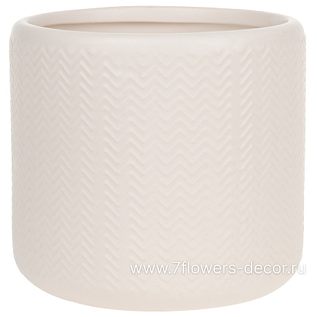 Кашпо (керамика), D12xH11,5 см - фото 1