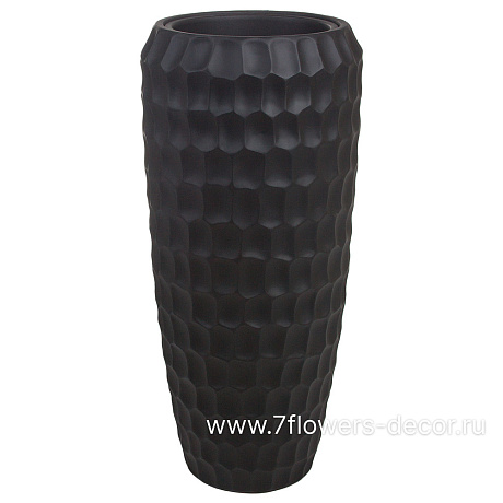 Кашпо Nobilis Marco Pm-antra Cells Vase (полистоун), D34хH75 см, с тех.горшком - фото 1