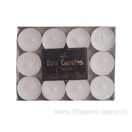 Набор свечей Evis Чайные, 12 шт - фото 1