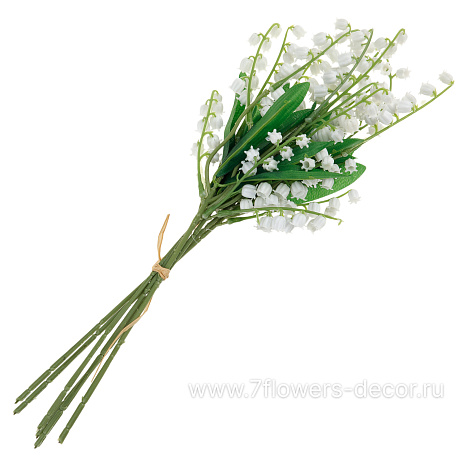 Букет искусственных цветов Ландыш, H36 см - фото 1