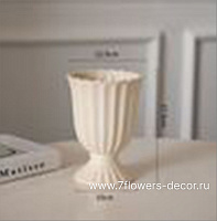 Ваза "Tulip" (керамика), D12,5xH17,5 см - фото 1