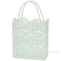 Корзина плетеная "Кружево" (ткань), 17x8xH20 см - фото 1