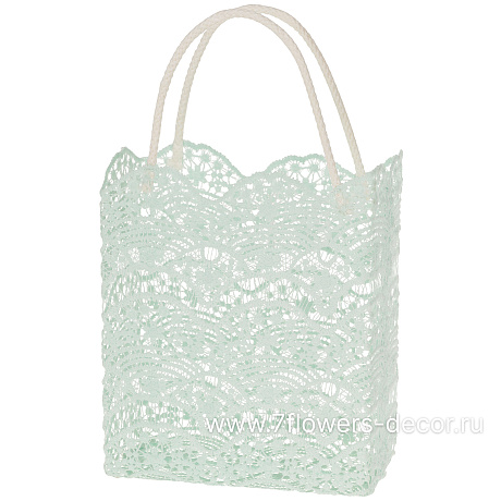 Корзина плетеная Кружево (ткань), 17x8xH20 см - фото 1