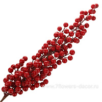 Ветка искусственная ягодная (пластик), H73 см - фото 1