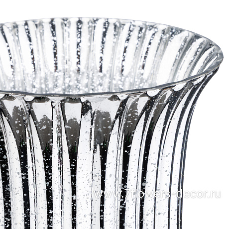 Ваза Royal gold (стекло), D18xH30 см - фото 2