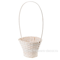 Корзина плетеная (бамбук), D23xH17/53 см - фото 1