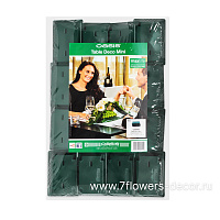 Пеноформа "Брикет Table Deco", 13х9хH5 см, набор (16 шт), в пластиковом контейнере, Oasis - фото 1