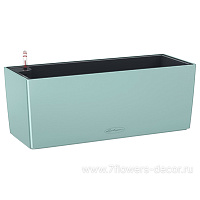 Кашпо Lechuza "Balconera Color Complete pastel green" (пластик), 50x19xH19 см - фото 1