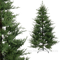 Ель искусственная с лампочками "Лесная Симфония" (ПЭ), D135xH210 см - фото 1