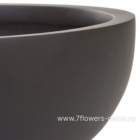 Кашпо Nobilis Marco Pm-antra Round (полистоун), D50хH21 см - фото 2
