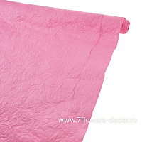 Бумага жатая, однотонная "Темно-розовый", 70 смx5 м - фото 1