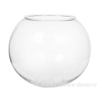 Ваза "Шаровая Кюгель-3" (стекло), D14,5xH13 см - фото 1
