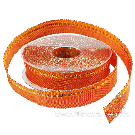 Лента декоративная Стразы, 25 ммx20 м - фото 1