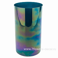 Ваза "Тициано-Трубка Люстр" (стекло), D11,5xH20 см - фото 1