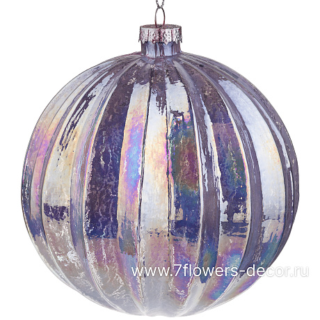 Елочная игрушка Шар (стекло), D12 см - фото 1