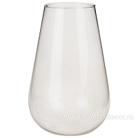 Ваза "Raindrop" (стекло), D12xH20 см - фото 1