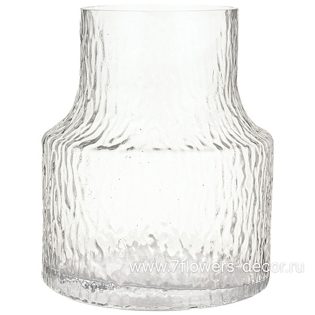Ваза Лед (стекло), D17xH20 см - фото 1