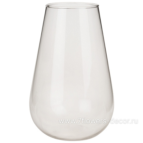 Ваза Raindrop (стекло), D12xH20 см - фото 1