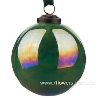 Елочная игрушка "Шар" (стекло), D10 см - фото 1