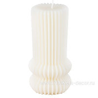 Свеча "Иллюзия" (воск), D6xH12 см - фото 1