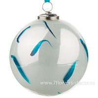 Елочная игрушка "Шар" (стекло), D12 см - фото 1