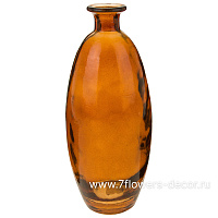 Ваза бутылочная "Йодная С7517" (стекло), D9xH21,5 см - фото 1