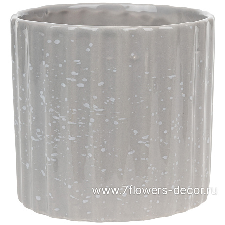 Кашпо (керамика), D12xH11,5 см - фото 1