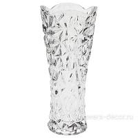 Ваза "Crystal" (стекло), D8xH19 см - фото 1