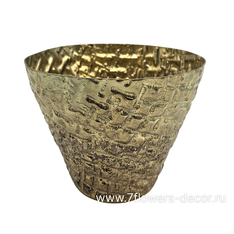 Кашпо Antique (металл), D17xH12 см - фото 1