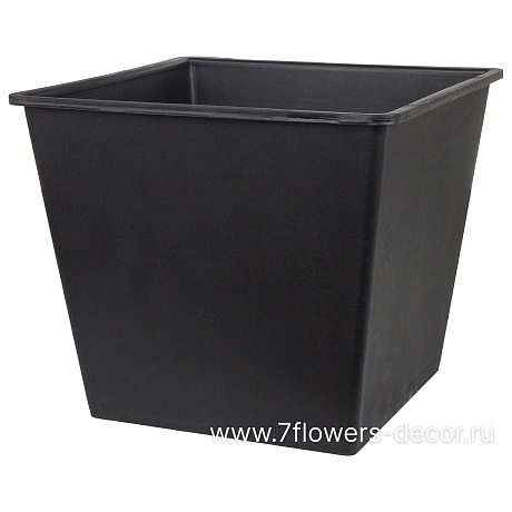 Кашпо полистоун Nobilis Marco Pa-brass Cube, 50х50хH50 см с тех.горшком - фото 4
