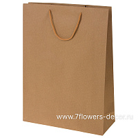 Набор пакетов подарочных крафт (бумага), 32х10хH42 см (12 шт) - фото 1