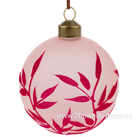 Елочная игрушка "Шар" (стекло), D8 см - фото 1