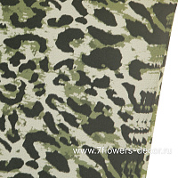 Бумага подарочная "Леопард", 57x57 см, набор (10 шт) - фото 1