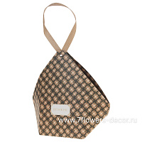 Набор сумок с ламинацией "Корзина" (картон), 24x14xH28 см (10шт) - фото 1