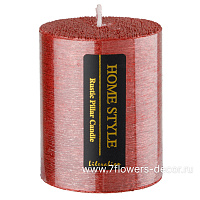 Свеча цилиндр "Блеск" (парафин), D6,3хН7,5 см - фото 1