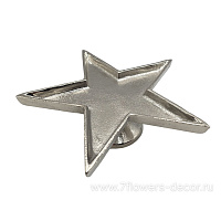 Подставка декоративная "Звезда" (металл), 25x24xH7 см - фото 1